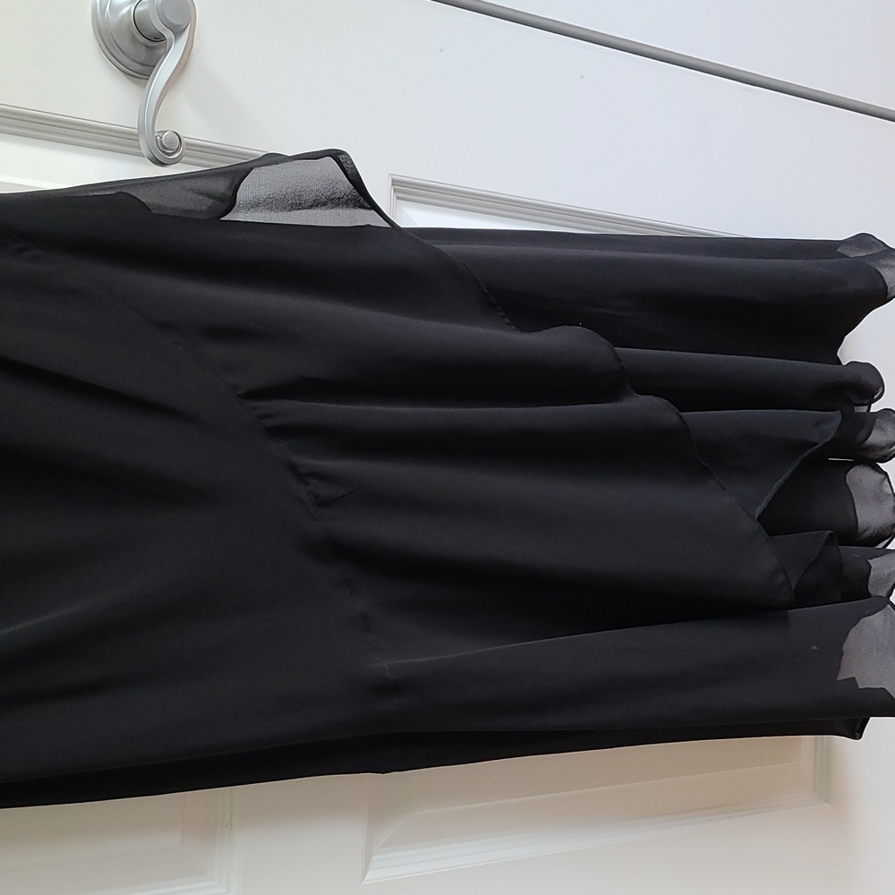 Eva Blue Black Fashionable Gown - Picture 5 of 5